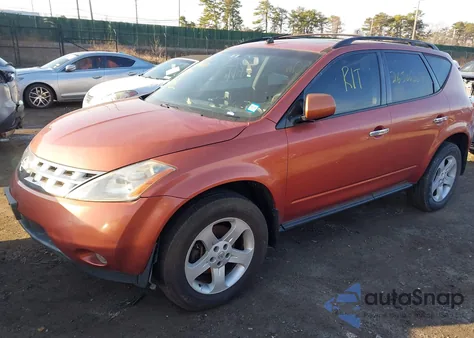 2005 Nissan Murano Sl from USA, damaged, VIN JN8AZ08W95W417791